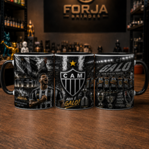 Caneca Personalizada Atlético Mineiro – Arte Exclusiva 360°