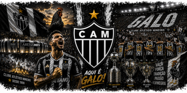 Caneca Personalizada Atlético Mineiro – Arte Exclusiva 360°
