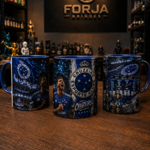 Caneca Personalizada Cruzeiro Arte Exclusiva 360° | Cabuloso