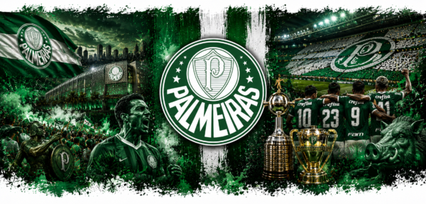 Caneca Personalizada Palmeiras – Arte Exclusiva 360°