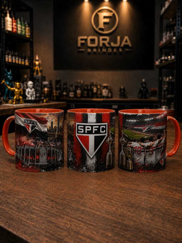 Caneca Personalizada São Paulo FC – Arte Exclusiva 360°