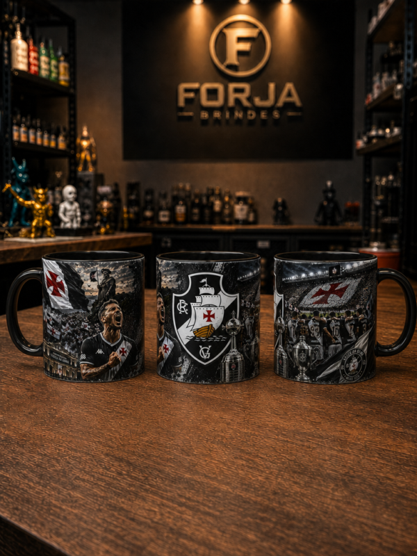 VASCO para INSTA Caneca Personalizada Cruzeiro Arte Exclusiva 360° | Cabuloso
