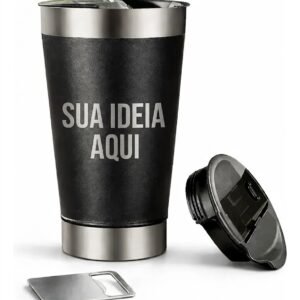 Copo Térmico 500 Ml Com Tampa Abridor