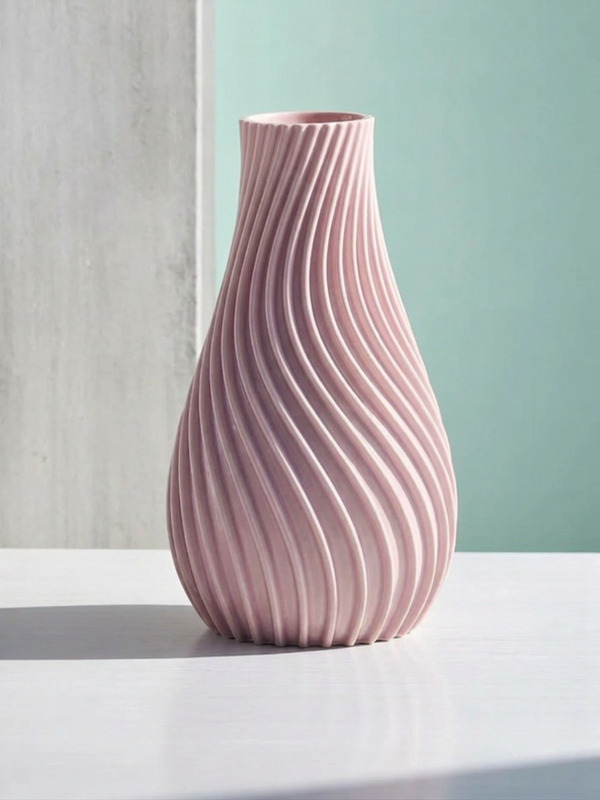 Vaso decorativo Moderno - Design Ondulado 3D