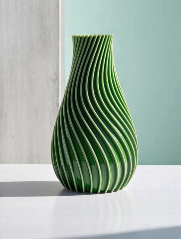 Vaso decorativo Moderno - Design Ondulado 3D