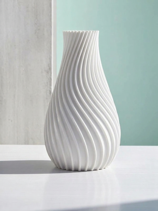 Vaso decorativo Moderno - Design Ondulado 3D